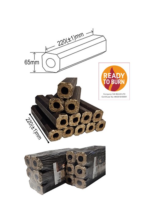 Peat heat logs supplied from Latvia to UK- timberlatvia.com